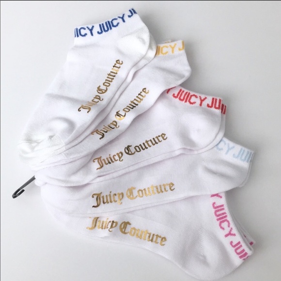 Juicy Couture Accessories - Juicy Couture 5 pairs of socks size 4-10